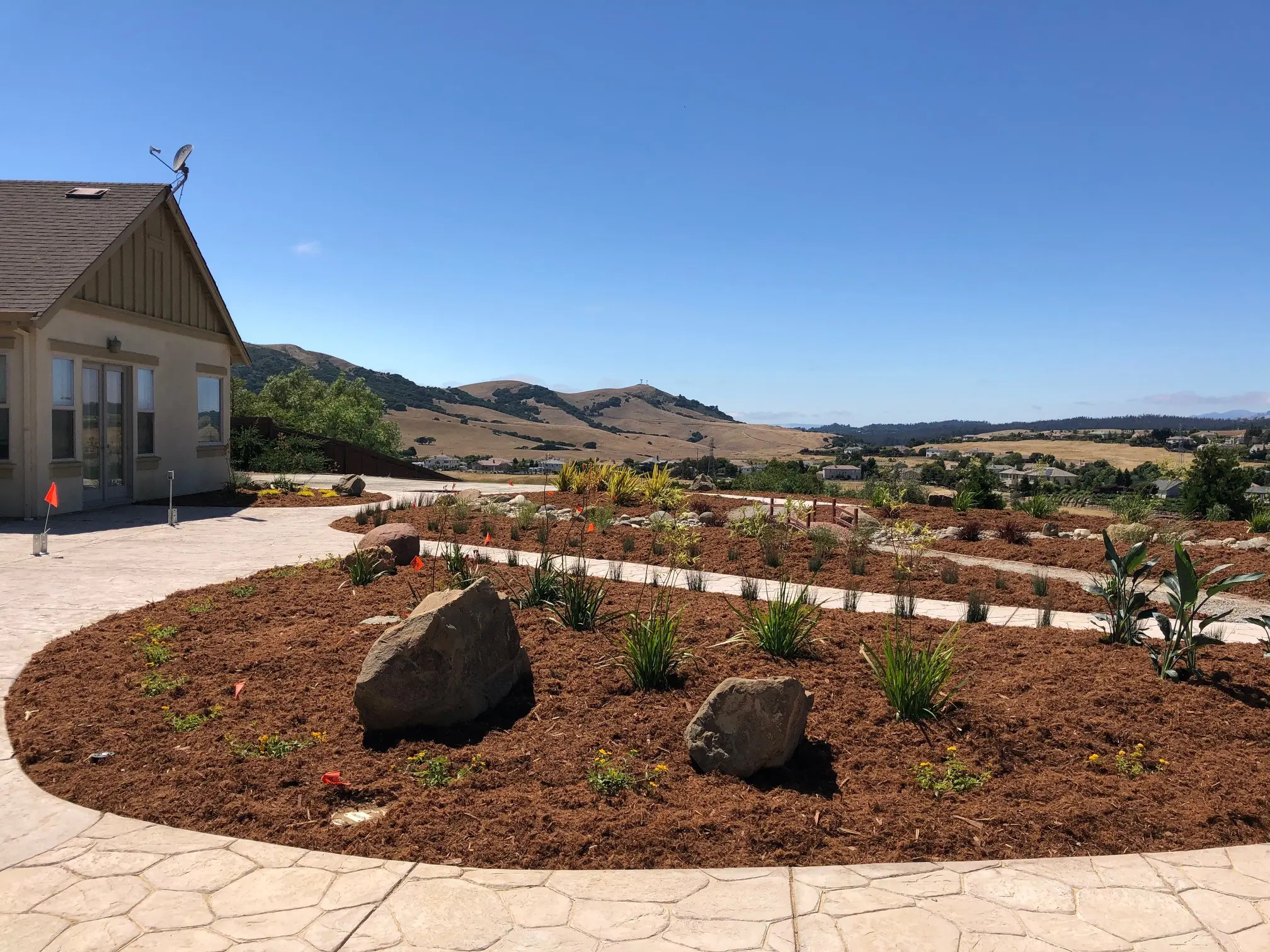 Mulch and Plant Installation in San Juan Bautista, CA